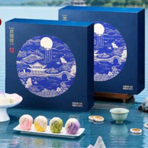 放怀楼 平湖秋月中秋月饼礼盒 580g (9饼5味+周边*2)