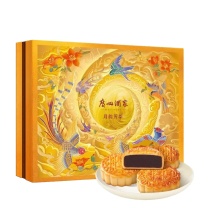 广州酒家 中华老字号中秋月饼礼盒 月韵芳华 760g