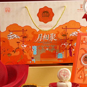 稻香村 月饼礼盒【6味10饼】月相聚 500g 苏式凤梨枣泥红豆沙蛋黄多口味