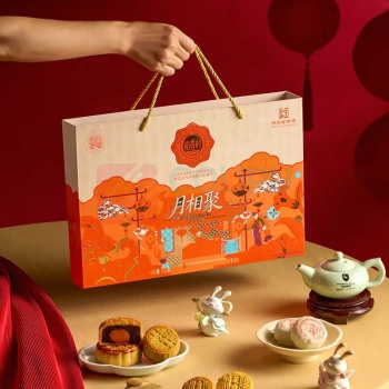 稻香村 月饼礼盒【6味10饼】月相聚 500g 苏式凤梨枣泥红豆沙蛋黄多口味