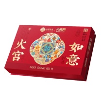 小封有礼 月饼套装 火宫如意 低糖广式蓉沙蛋黄月饼80克X1+提子水果月饼100克X1+蛋黄莲蓉月饼80克X1+低糖流心可可月饼60克X2+金桔水果月饼80克X1+低糖流心奶黄月饼60克X2+椰子水果月饼80克X2