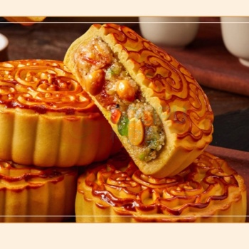 稻香村 稻香繁花月饼礼盒 800g