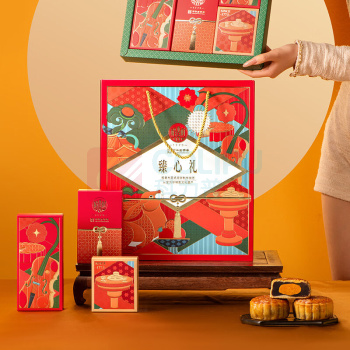 稻香村 月饼礼盒 臻心礼 500g