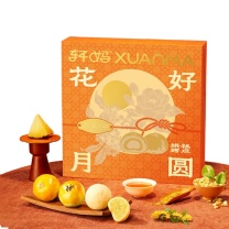 轩妈 花好月圆月饼礼盒 495g