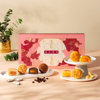 美心 流心四式月饼 360g 