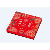 稻香村 团团圆圆月饼礼盒 525g  (蛋黄莲蓉月饼35g*2 玫瑰豆沙月饼35g*3 蛋黄枣蓉月饼35g*2 京式山楂月饼35g*2 糖醇豆沙月饼35g*3 京式五仁月饼35g*3)