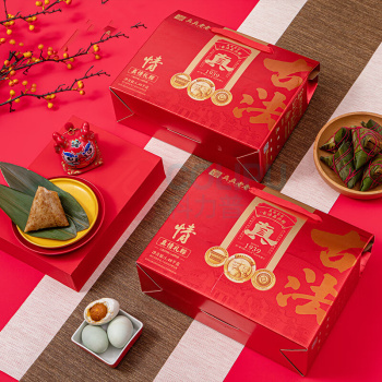 真真老老 真情礼粽 蛋粽礼盒(七真古法) 1480g