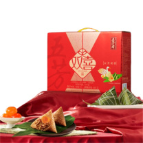 五芳斋 粽子 五芳双喜礼盒 中华老字号 嘉兴6粽6蛋礼盒 1200g