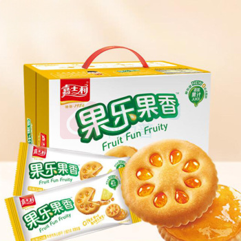 嘉士利 果乐果香饼干 680g 凤梨味