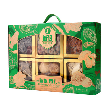 首祖 山珍干菌菇 菌礼礼盒 1010g/盒