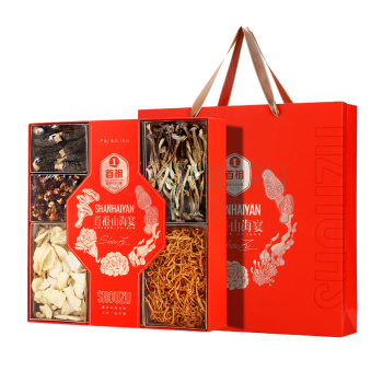 首祖 山珍干菌菇 山海宴礼盒 425g/盒