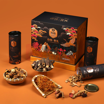 首祖 山珍干菌菇干货 山珍贡礼礼盒 810g/盒
