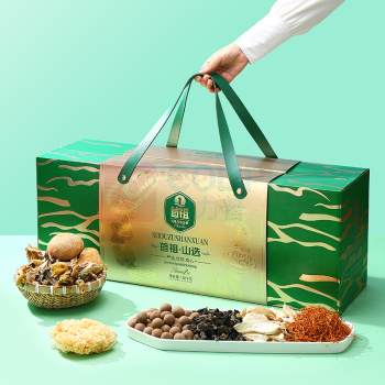 首祖 山珍干菌菇 山选礼盒 1580g/盒