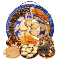 首祖 山珍海产海鲜菌菇 海韵宝礼干货礼盒 600g/盒