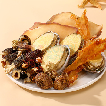 首祖 山珍海产海鲜菌菇 海韵宝礼干货礼盒 600g/盒