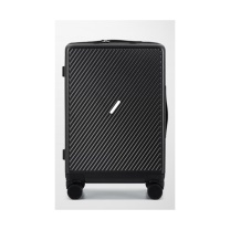 爱华仕 OIWAS 磨砂斜杠行李箱 OCX6708-24 24寸 (黑色)
