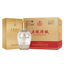 五粮液 五粮精酿·天拉丝金 金装52度 500ml*6