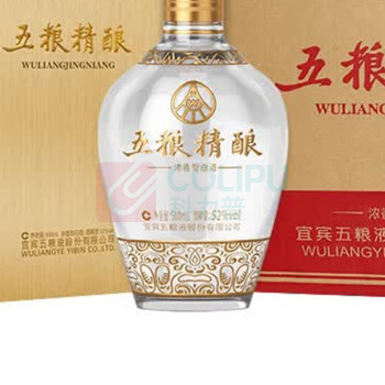 五粮液 五粮精酿·天拉丝金 金装52度 500ml*6