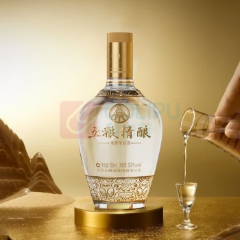 五粮液 五粮精酿·天拉丝金 金装52度 500ml*6