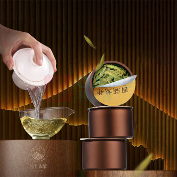 狮峰 精品西湖龙井狮龙大观叁号礼盒 100g