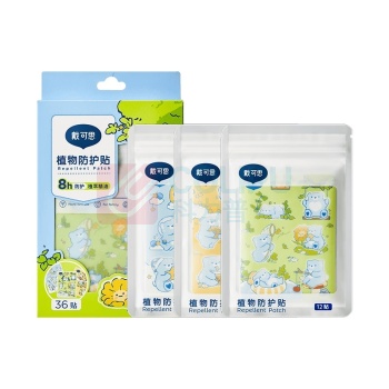 戴可思 植物防护驱蚊贴 小熊款 FX6971134532900 36贴/盒