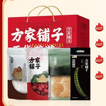 方家铺子 夏凉杂粮干货 礼盒装(红枣绿豆银耳羹) 1250g