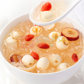 方家铺子 磨皮白莲 袋装 400g