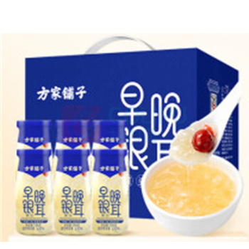 方家铺子 早晚银耳(罐头) /箱装 196g×6瓶