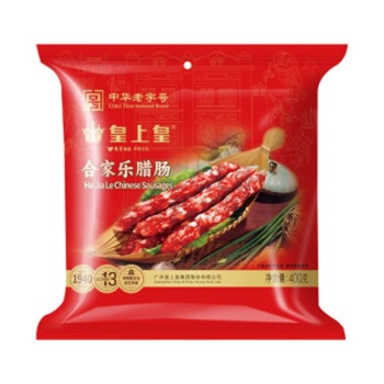 皇上皇 广东手信广式香肠合家乐腊肠(5分瘦)熟食腊味 400g