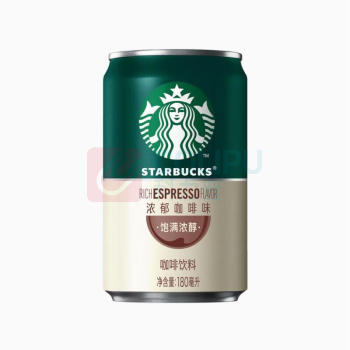 星巴克 星倍醇即饮咖啡饮料 180ml*24罐 意式浓缩