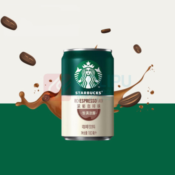 星巴克 星倍醇即饮咖啡饮料 180ml*24罐 意式浓缩