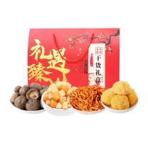 啟泰 团圆家味礼盒 510g (香菇200g干贝100g蛹虫草150g银耳60g)