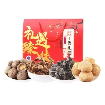 啟泰 珍菌颂福礼盒 580g (香菇200g木耳180g茶树菇100g猴头菇100g)