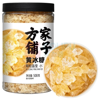 方家铺子 黄冰糖 508g/瓶