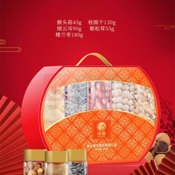 绿帝 GREEN KING 御品臻宝菌菇果蔬礼盒 500g