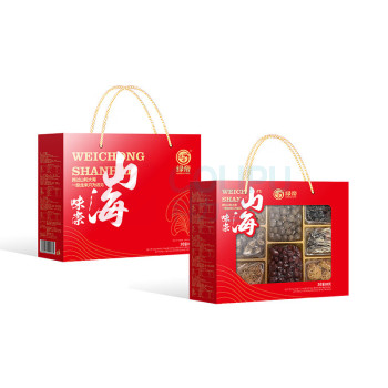 绿帝 GREEN KING 味崇山海菌菇桂圆红枣干货礼盒 800g