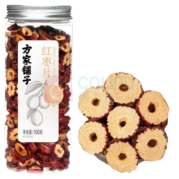 方家铺子 红枣片 100g 无核