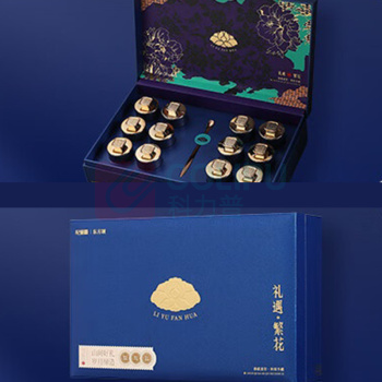 杞里香 铁皮石斛-礼遇繁花礼盒装 100g 12罐 (蓝色)