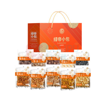 绿帝 GREEN KING 山肴佳品菌菇类礼盒 490g