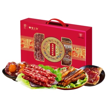 皇上皇 龙凤礼盒 广式腊味 950g
