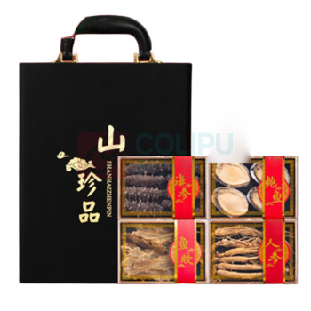 参天源 【山海珍品】参鲍礼盒 四拼奢华款