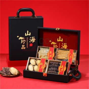 参天源 【山海珍品】参鲍礼盒 四拼奢华款