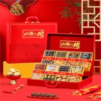 参天源 16种滋补海鲜菌菇干货礼盒 山海八珍 440g