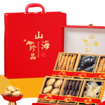 参天源 海参鲍鱼山珍海味六拼滋补礼盒 242g