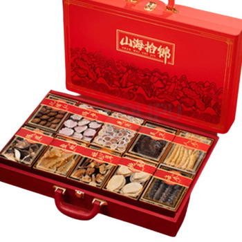 参天源 10种滋补海参鲍鱼海鲜干货礼盒 199g