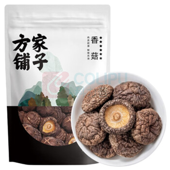 方家铺子 六星大香菇 250g 厚干香菇 山珍菌菇蘑菇