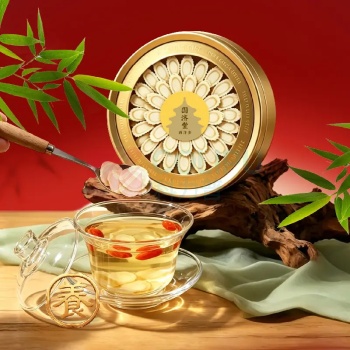 国济堂 华夏十二花神金罐西洋参礼盒 80g