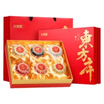杞里香 六拼礼盒 东方序 西洋参片(50g)+头茬枸杞(60g)+黑枸杞(50g)+雪燕(100g)+桃胶(120g)+皂角米(100g)