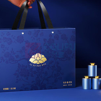 杞里香 礼盒去柄大果黑枸杞-礼遇繁花蓝 360g (18罐)