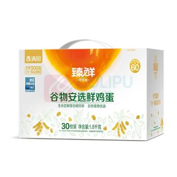 香满园 臻鲜谷物安选鲜 鸡蛋 1.8kg 30枚/珍珠棉托/礼盒